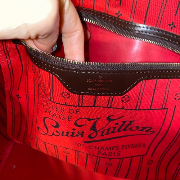 ❌Sold❌Auth Louis Vuitton Neverfull MM Tote Bag - Picture 11 of 12